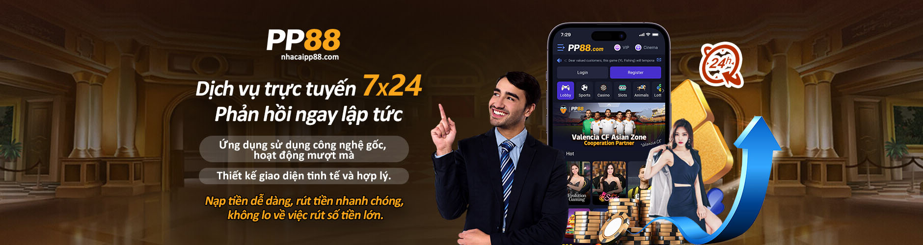 PP88 Link Đăng Ký | Đăng Nhập nhà cái PP88 Chính Thức